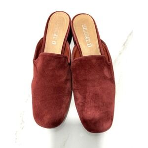 Silent D Velvet suede slip on Mules 8‎